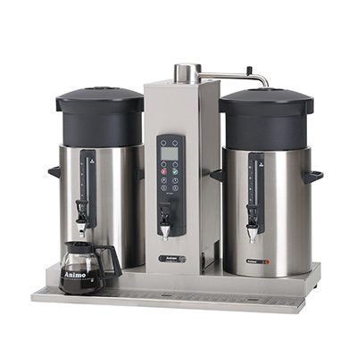 荷蘭Animo CB 2x5W雙桶臺(tái)上型咖啡機(jī)(兩側(cè)帶桶)10升/帶開水機(jī)功能