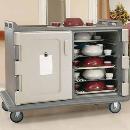 美國進(jìn)口CAMBRO 醫(yī)療保溫送餐車 低矮型保溫衛(wèi)生送餐車
